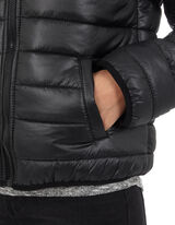 Damen Steppjacke mit Kontraststreifen&nbsp;