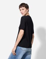 Marškinėliai - Vienspalviai - juodas