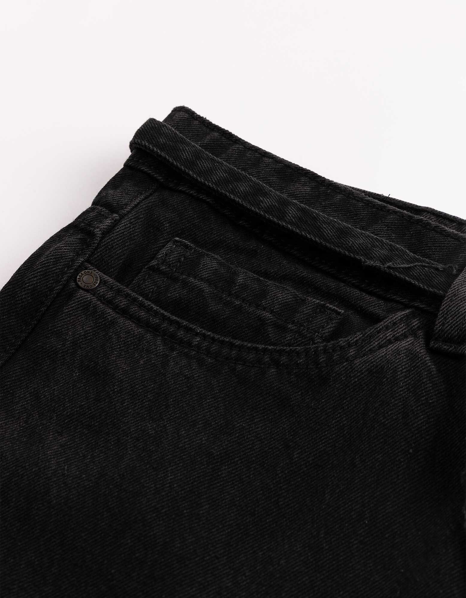 Jeans - Straight Fit - Schwarz