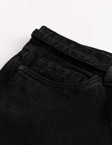 Jeans - Straight Fit - Schwarz