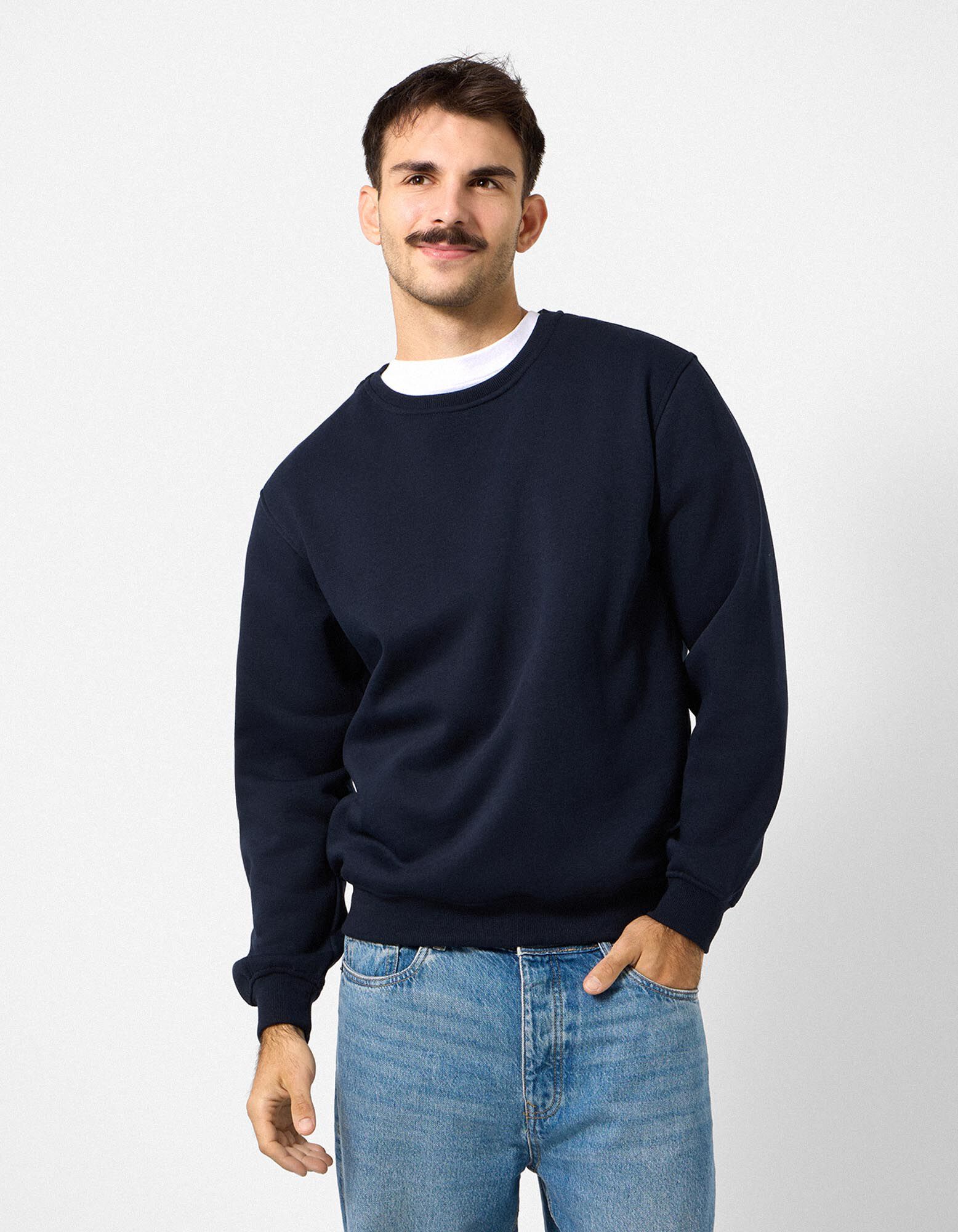 Sweatshirt - Relax Fit - blau