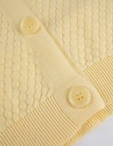 Pletena jopa - Bombaž - svetlo rumena