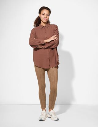 Hose - Reithosen-Optik - braun