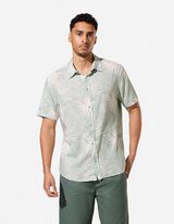 Chemise - Aspect lin - vert clair 