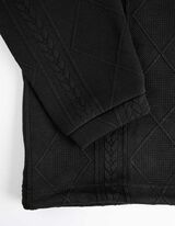 Pulóver - Viszkóztartalom - fekete