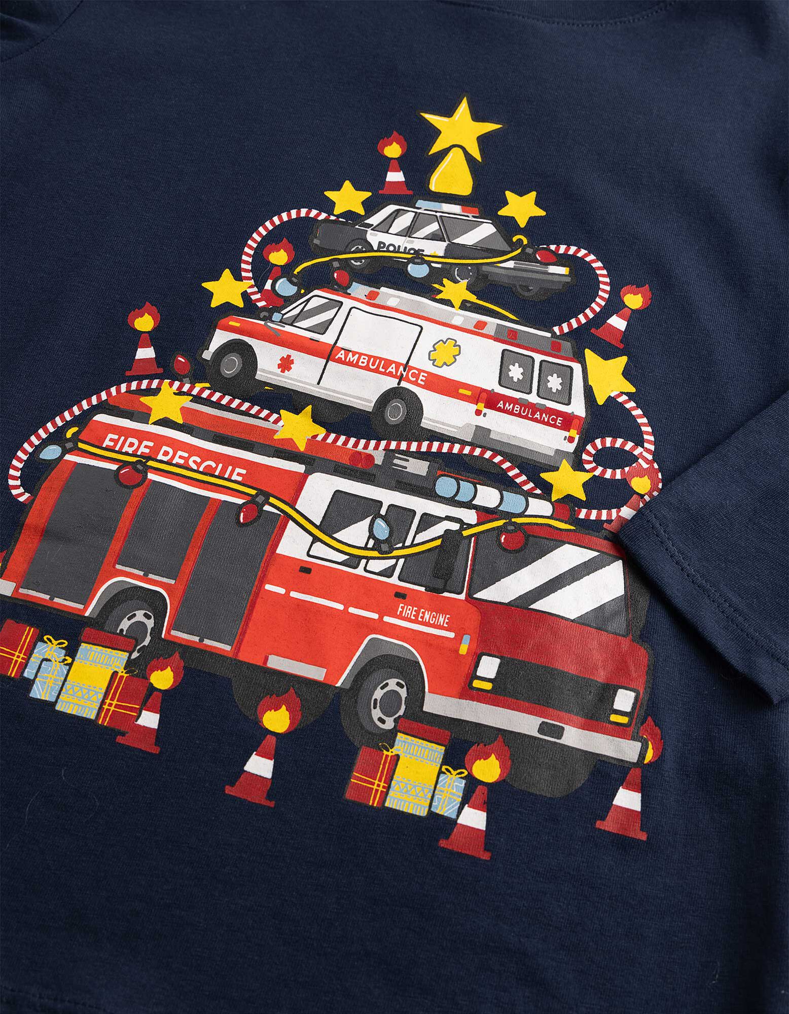 Langarmshirt - Christmas - Dunkelblau