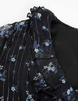 Bluza-haljina - crno