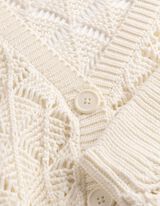 Cardigan - V-Ausschnitt - beige