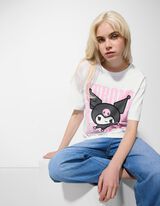 T-Shirt - Frontprint - wei&szlig;