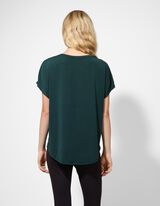 T-shirt - Ademend - donkergroen