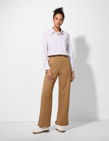 Sportske hlače - Wide Fit - svijetlo smedja