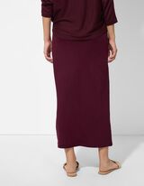 Gonna - Misto viscosa - lilla scuro