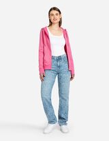 Cipz&aacute;ros meleg&iacute;tőfelső - Zsin&oacute;ros kapucni - pink