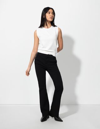 Hose - Weites Bein - schwarz