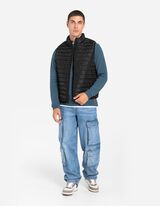 Steppelt mellény - Állógallér - fekete