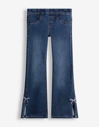 Jeans - Stickereien - Dunkelblau