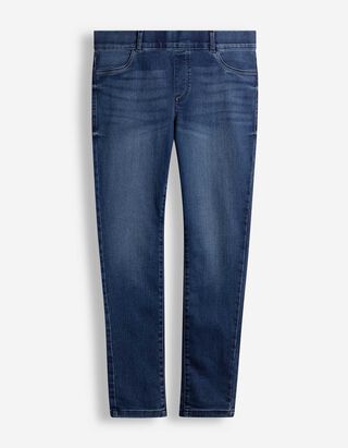 Jeggings - G&uuml;rtelschlaufen - Dunkelblau