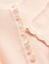 Cardigan - einfarbig - rosa