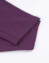 Leggings - Bandă elastică în talie - Mov inchis