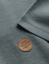 T-Shirt - Knopfleiste - t&uuml;rkis