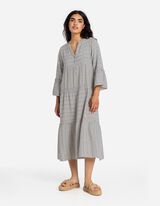 Maxi-jurk - Mousseline - beige