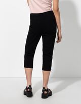 Kapri hlače - Twill - crna