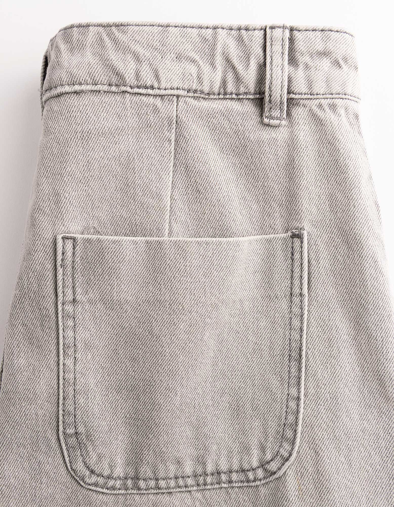 Jeans - Wide Fit - Grau