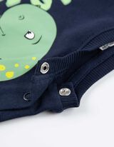 T-shirt - Print - donkerblauw