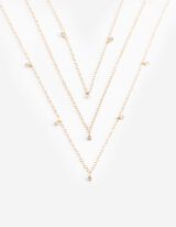 Kette - 3er-Pack - goldfarben