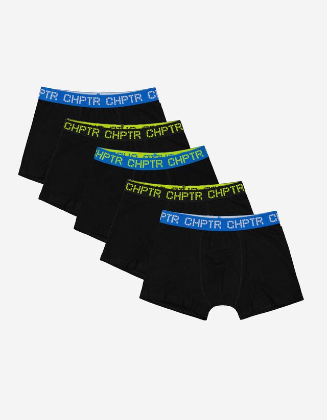 Chiloți trunk - Pachet de 5 - Negru