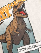 Langarmshirt - Frontprint - Beige