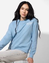 Sweatshirt - Rückenprint - hellblau