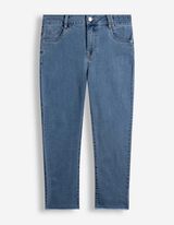 Pantacourt - Coupe Skinny Fit - Bleu