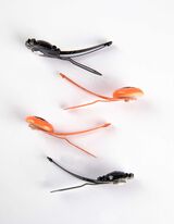 Forcina per capelli - Confezione da 4 pezzi - nero