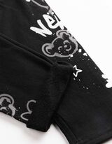 Leggings - Glitzerprint - Schwarz