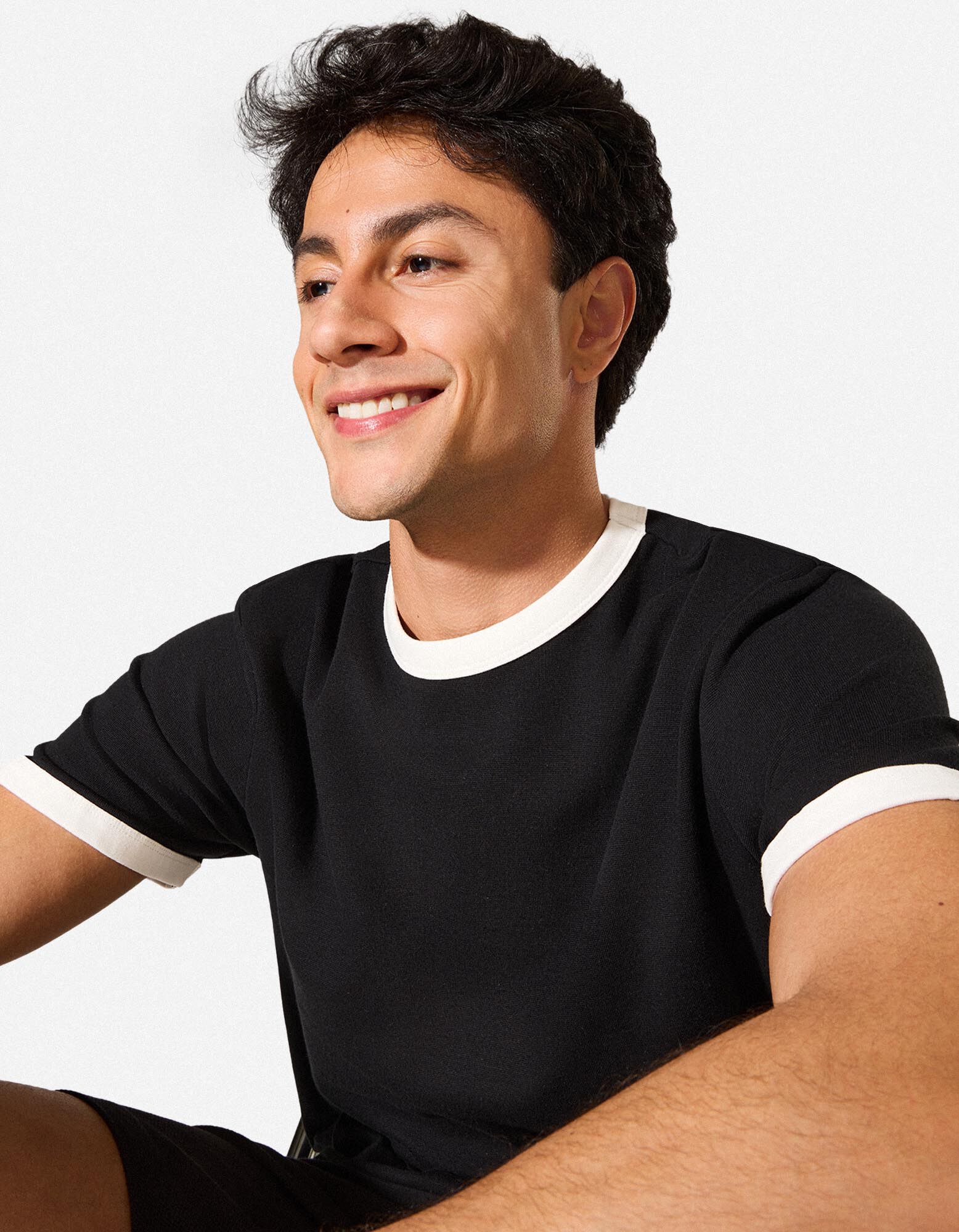 T-Shirt - Regular Fit - Schwarz