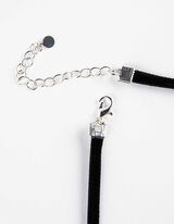 Choker - Medál - fekete