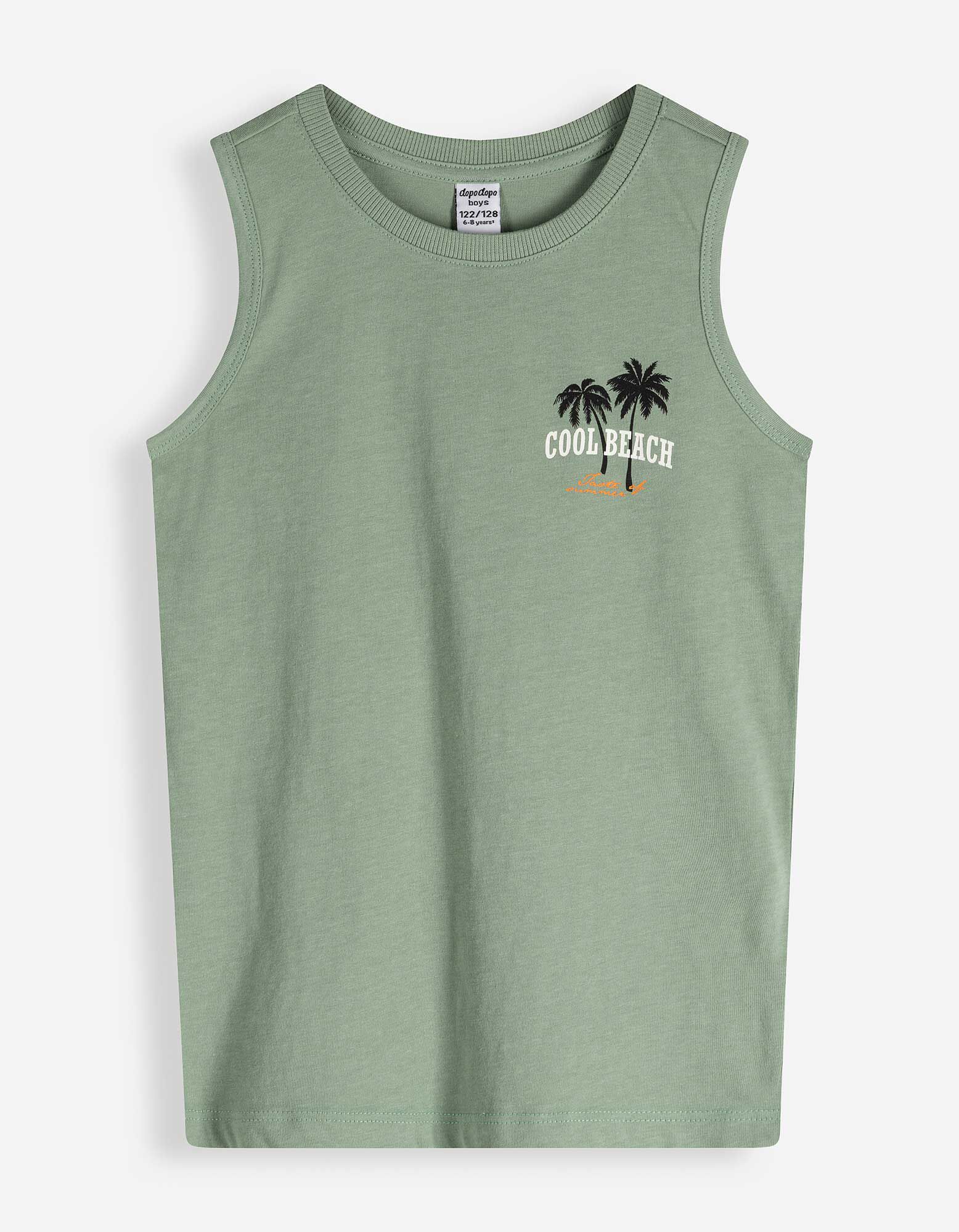 Top - Předn&iacute; tisk - zelena