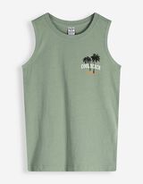 Top - Předn&iacute; tisk - zelena