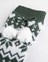 Udobne čarape - Božić - zeleno