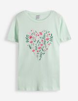 T-shirt - Voorkantprint - lichtgroen