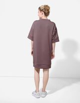 Abito blusato - Tinta unita - marrone