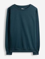 Sweatshirt - Relax Pasvorm - Petrolblauw