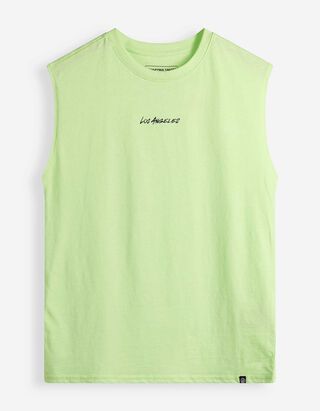 Tanktop - Frontprint - T&uuml;rkis