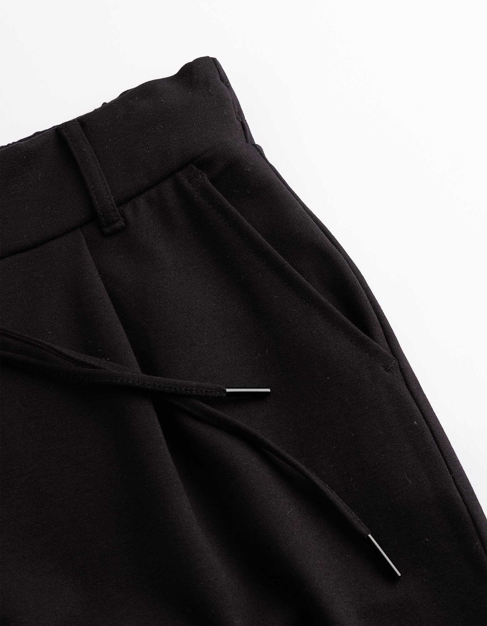 Hose - Regular Fit - Schwarz