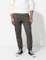 Cargobroek - Opgestikte zakken - groen