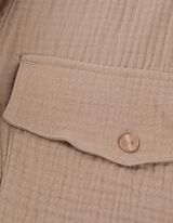 Duga bluza - Džep na grudima - bez