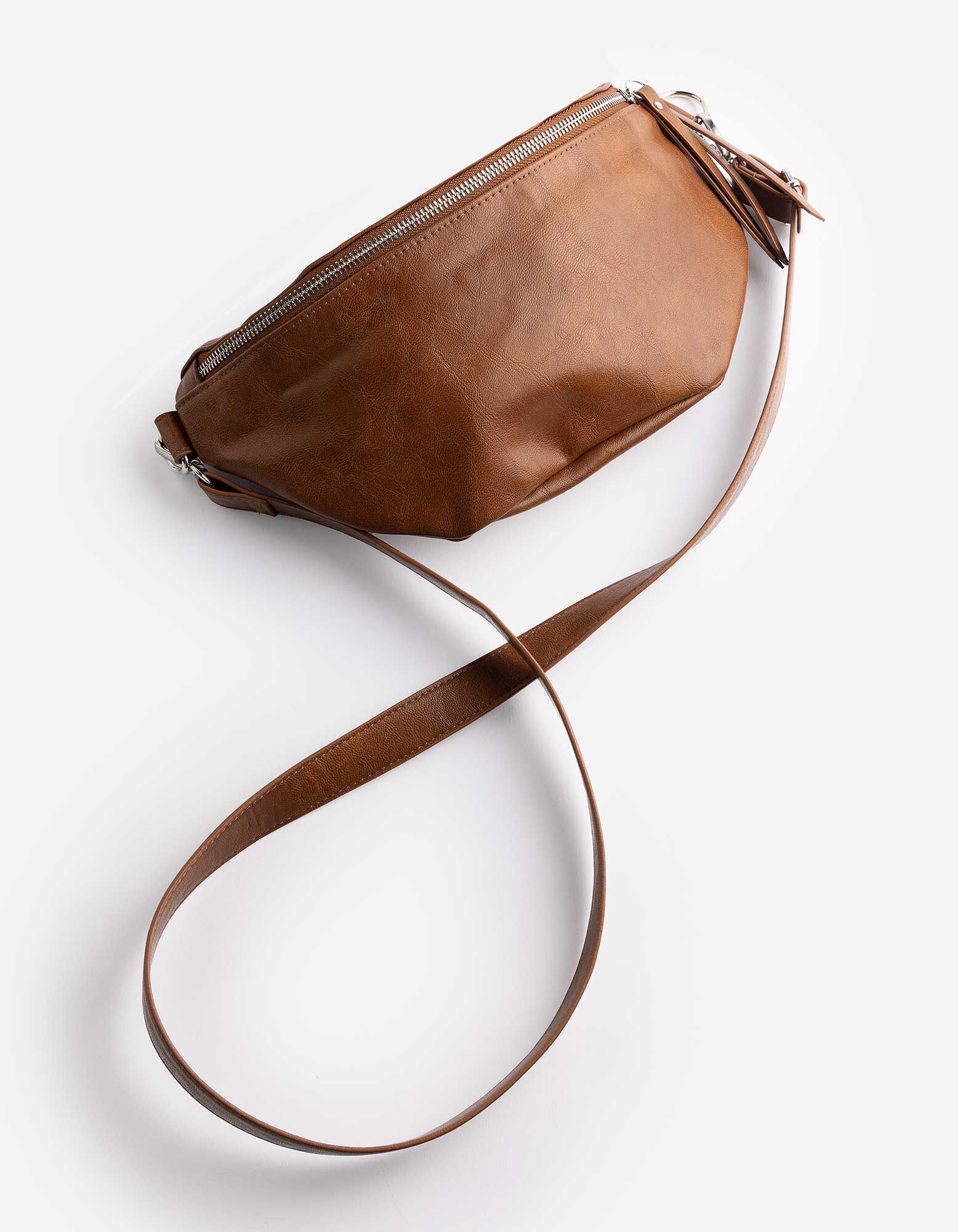 Hip Bag - Kunstleder - Dunkelbraun