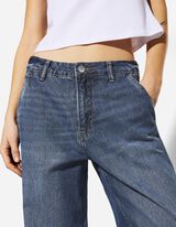 Jeans - mid blue denim - blau