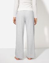 Pyžamové nohavice - Štruktúrovaný materiál - seda